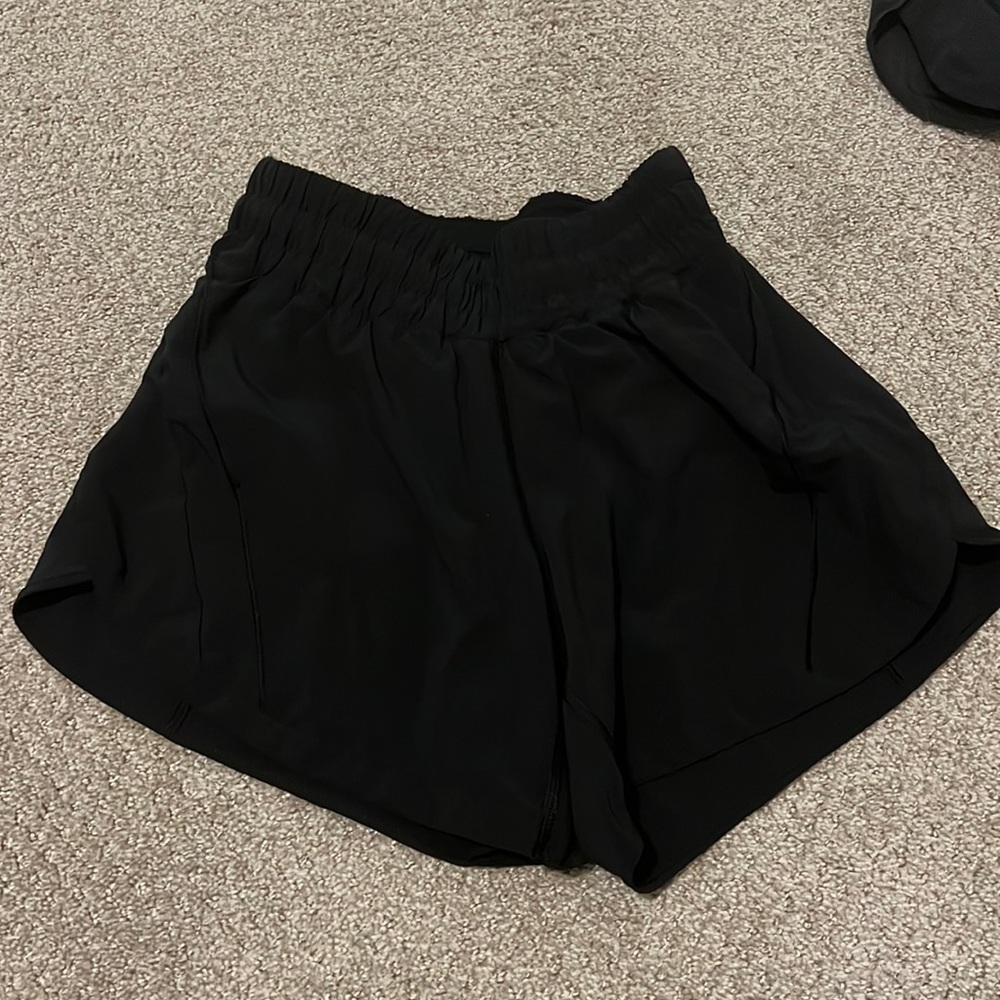 Lululemon black shorts size 4